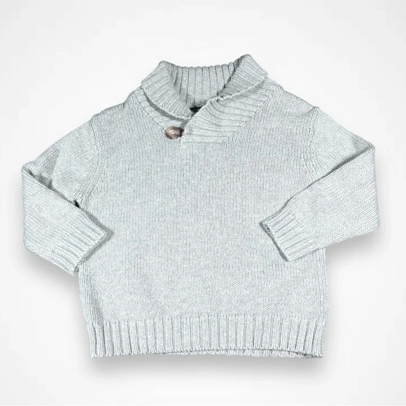 4/$20  Cherokee Light Gray Knitted Sweater - Picture 1 of 4